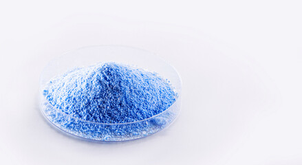 blue Fluorescent pigments, made up of a polymeric matrix, resins of different types such as polyester, alkyd, formaldehyde which are fused with organic dyes.