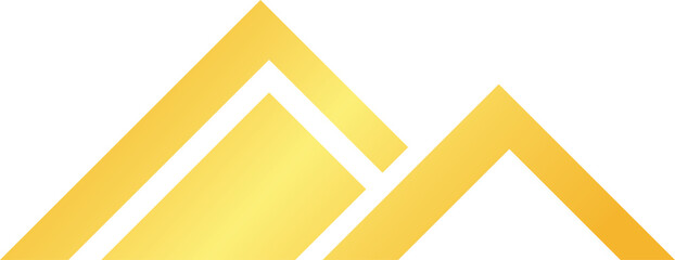 Real Estate Luxury Gold Logo Icon PNG