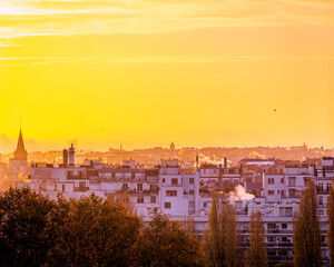 Obraz premium City Sunset