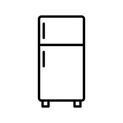 Refrigerator icon. sign for mobile concept and web design. vector illustration