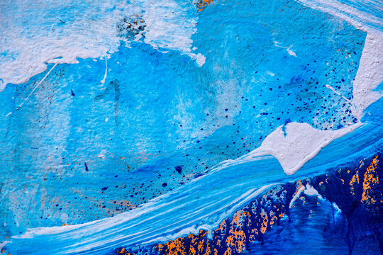 Fototapeta Abstract wall texture with spray paint fragment