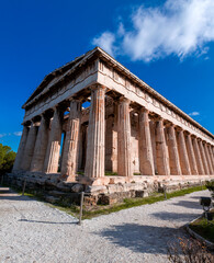The Temple of Hephaestus or Hephaisteion is a well-preserved Greek temple in Athens, Greece