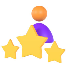 Customer satisfaction 3D icon