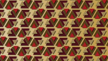 Beverage colored geometric pattern background 