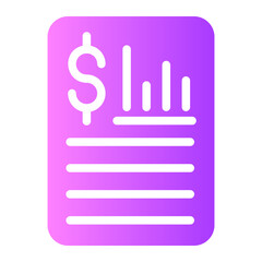 report gradient icon