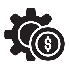 asset management glyph icon