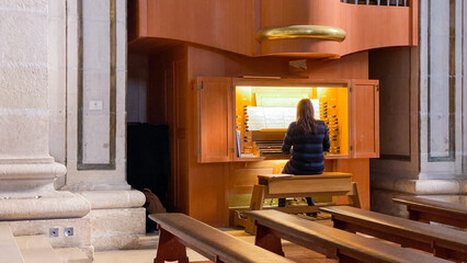 Sé de Leiria, igreja, catolico religião orgão de igreja