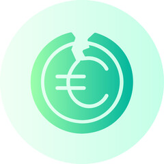 coin gradient icon