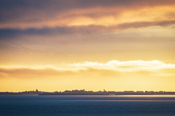 Landscape of the Viking Village of Srokksnes (Iceland)