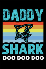 Obraz premium Happy father day typography and illustration t shirt design