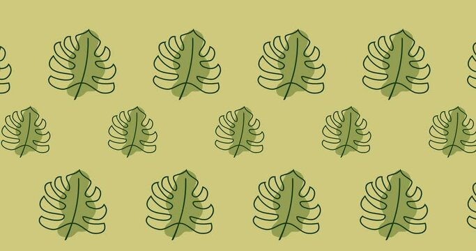 abstract plant natural background animation pattern