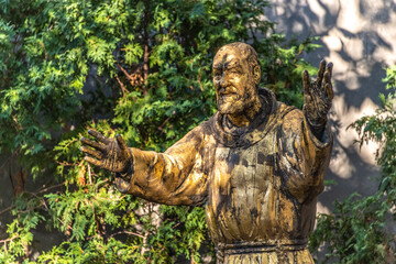 Fototapeta na wymiar Statue of a priest