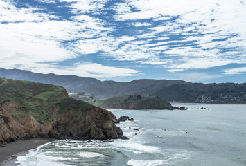 the California Coast of the sea 