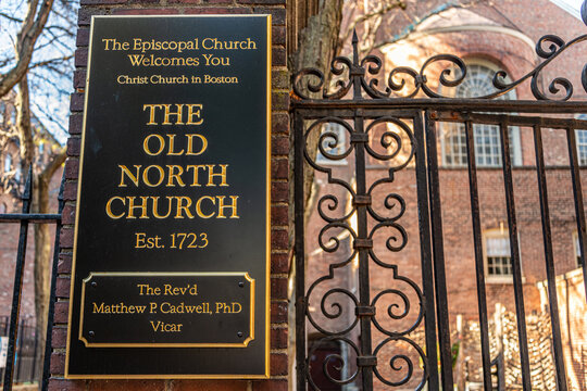 Old North Church Sign