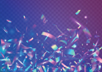 Hologram Confetti. Glitch Glare. Blur Prism. Violet Party Glitter. Holiday Art. Unicorn Foil. Metal Realistic Gradient. Bokeh Effect. Pink Hologram Confetti