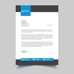 creative letterhead design template