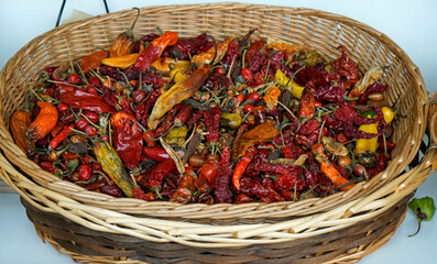 exotic spices on the farmers market of madeira
