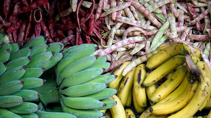 fresh products from madeiras traditional farmers market