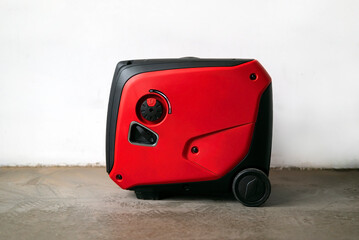 Inverter Generator supplying energy to a small business operation in the garage