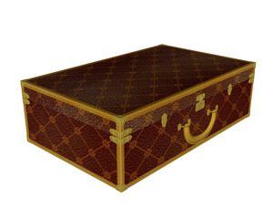 Vintage luggage - 3D render
