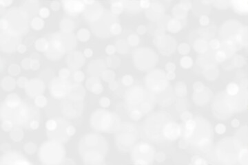 Gray and white bokeh background. Christmas, New Year and all celebration bokeh background.