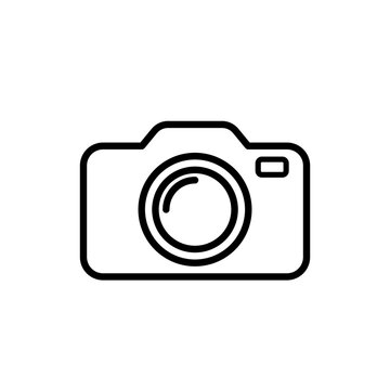Photo camera vector icon 