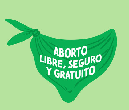 Pa&ntilde;uelo verde por el aborto
