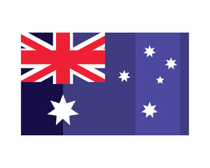 flat australian flag design