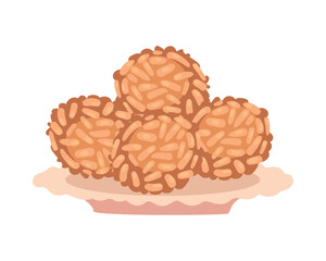 flat gulabs design