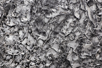 Abstract black and white  hand painted textured background