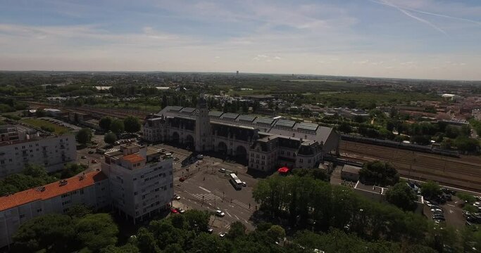 La Rochelle Gare SNCF - vue a&eacute;rienne