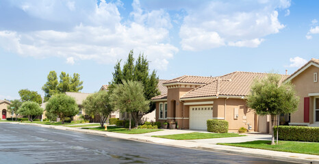 Naklejka premium Nice neighborhood, Menifee, California, USA