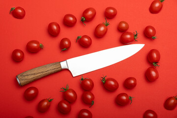 Cherry tomatoes - a source of vitamins C, E, beta-carotene and valuable lycopene, as well as large...
