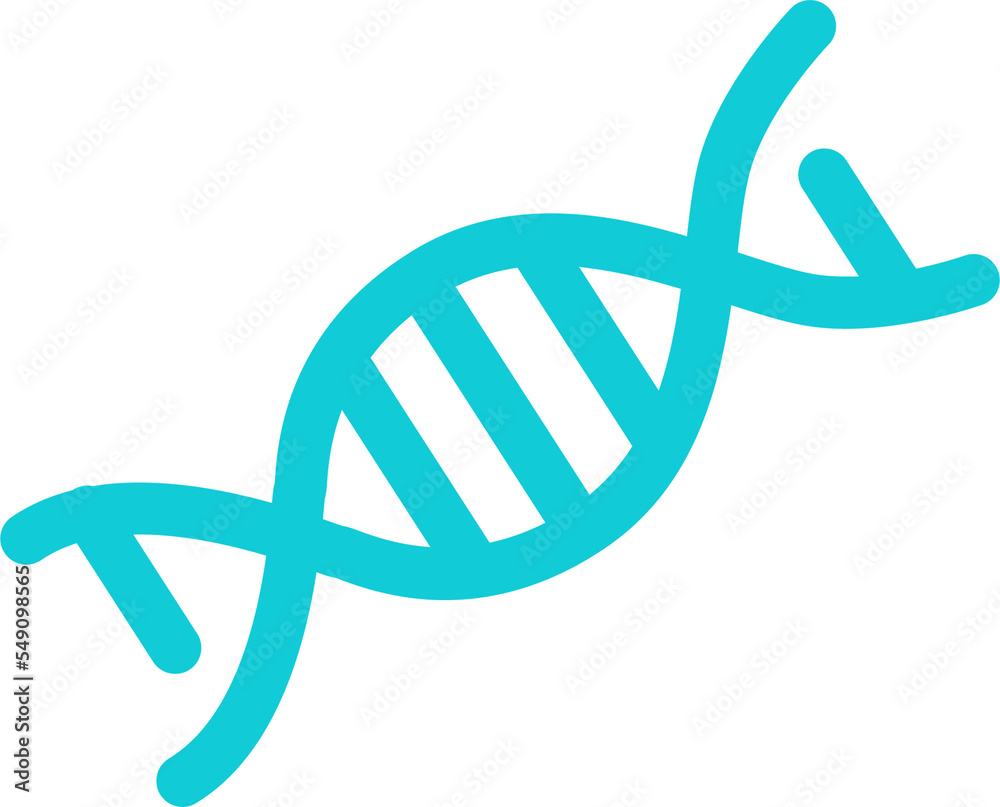Poster dna ladder like structure semi flat color vector object. full sized item on white. information molec