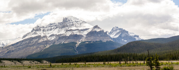 Large mountain in Banff National Park