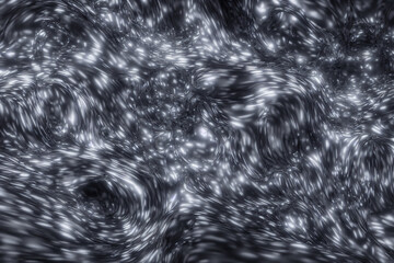 Fototapeta premium computer generated mettallic fluid 3D artwork image. shiny reflective digital illustration background paint splatter abstract.