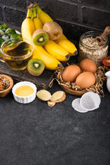 Assortment of products containing melatonin