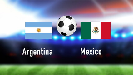 24. Argentina Mexico Group Stage Match Std