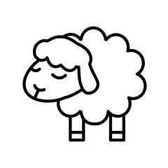 sheep vector icon