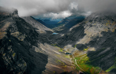 view from the top of mountain
