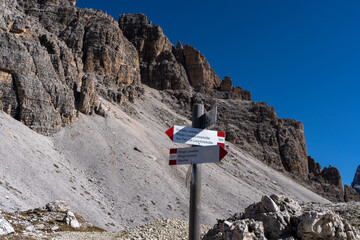 Tre Cime de Laveredo, Dolomity, Włochy, Italy, Tyrol, Alpy, góry © Daniel Folek