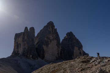 Tre Cime de Laveredo, Dolomity, Włochy, Italy, Tyrol, Alpy, góry