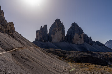 Tre Cime de Laveredo, Dolomity, Włochy, Italy, Tyrol, Alpy, góry © Daniel Folek