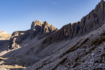 Tre Cime de Laveredo, Dolomity, Włochy, Italy, Tyrol, Alpy, góry © Daniel Folek