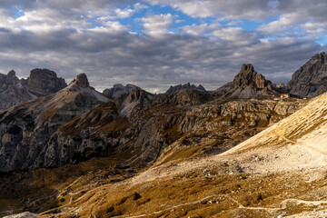 Tre Cime de Laveredo, Dolomity, Włochy, Italy, Tyrol, Alpy, góry