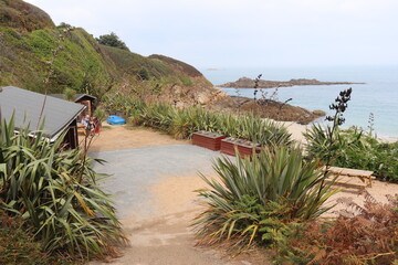 Herm, île, anglo-normand, plage, mer, beauté 