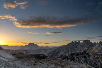 Tre Cime de Laveredo, Dolomity, Włochy, Italy, Tyrol, Alpy, góry © Daniel Folek