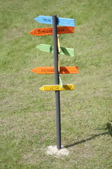 information board. sign for advertising