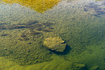 Amazing Landscape of Vit river, passing near village of Aglen, Bulgaria