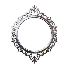 3d illustration, silver decorative